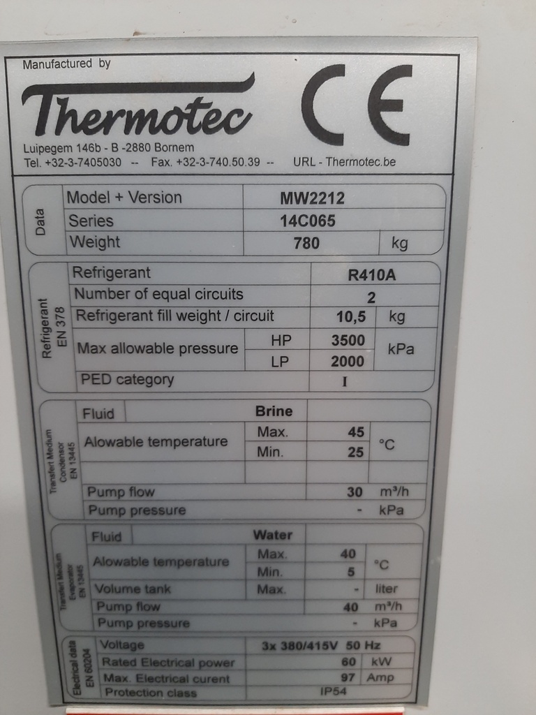 Cooling unit group