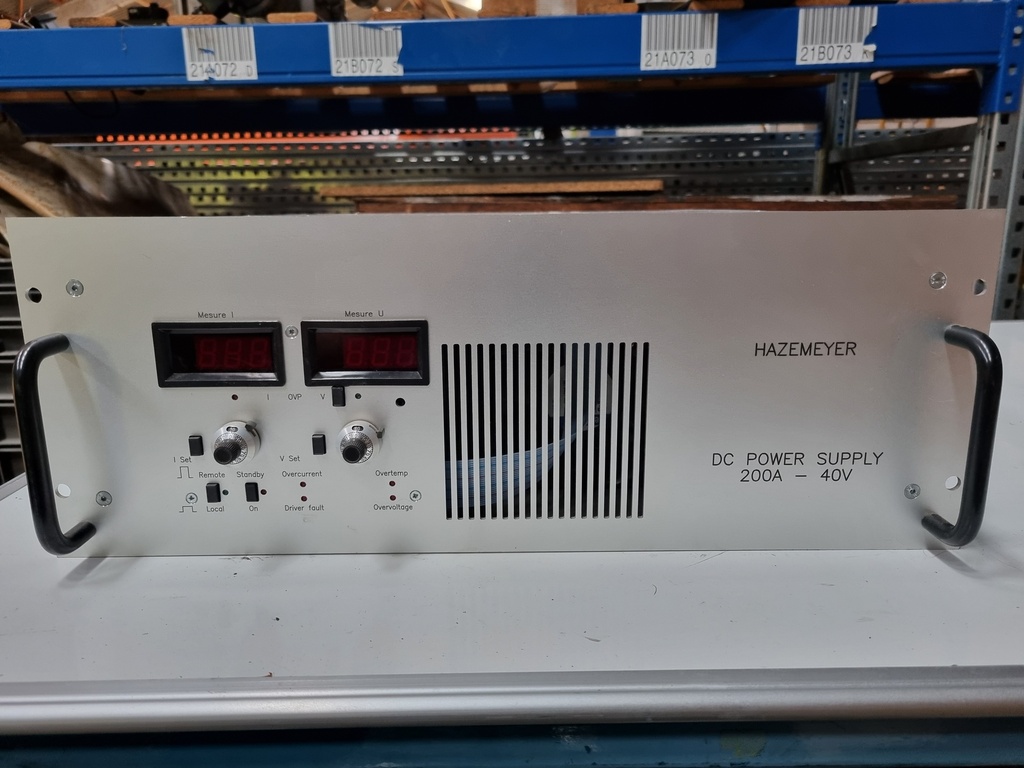 Hazemeyer 200A - 40 VDC PS