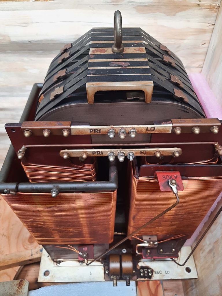 High voltage transformer for the klystron