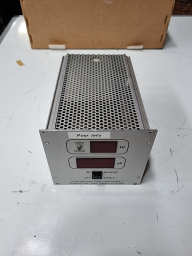 [P-10054] Klystron ionic pump power supply